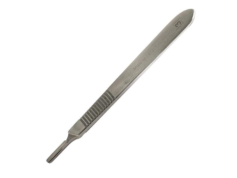 Micro-Tec SH3 scalpel blade handle No. 3- stainless steel - Labtech